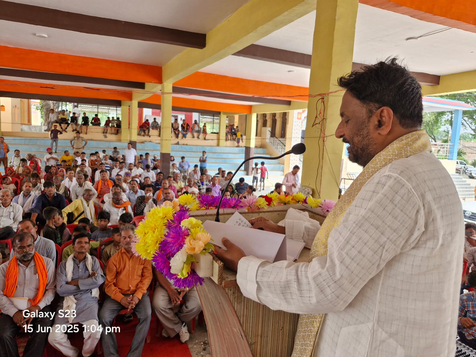 बीघापुर में भाजपा ने मनाया केंद्र सरकार के 11 वर्ष पूर्ण होने का जश्न, संकल्प सभा में गिनाई उपलब्धियां